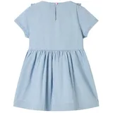 vidaXL Kinderkleid mit Rüschen Hellblau 128