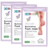 3er Pack Fußmaske Hornhaut und abgestorbene Haut entfernen Fußpeeling Maske Anti Aging Exfoliating Socken Fußschälmaske Hornhaut Socken Peeling Baby Feet für Frauen & Männer