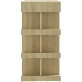 vidaXL Bartisch mit Regal 100 x 50 x 101,5 cm Braun