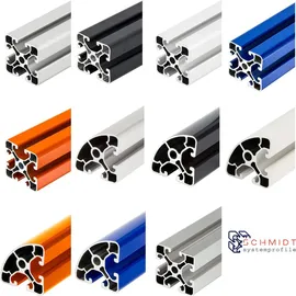 SCHMIDT systemprofile 10x Tragrolle 400mm Ø 42mm Stahl Rollenbahn Untergurtrolle Rolle für Förderband mit Gummiüberzug