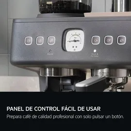 AEG EC8-1-8BP Black Pearl mit Milchaufschäumer und Mahlwerk