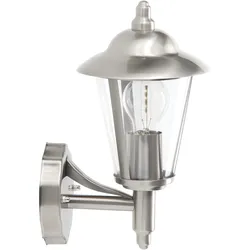 Brilliant Außenwandleuchte Neil edelstahl E27 max. 60W IP44