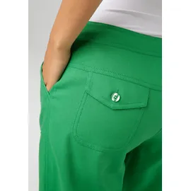Aniston CASUAL ANISTON CASUAL, Damen, Gr. 40, N-Gr, grün, Web, Obermaterial: 55% Leinen, 45% Viskose, Leinenoptik, unifarben, Basic, figurumspielend lang, Hosen, mit Bindeband