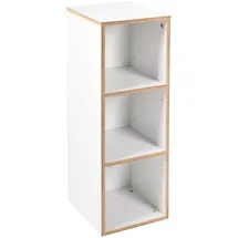 roba Seitenregal Finn 30,5 x 32 x 90,5 cm Holz weiß