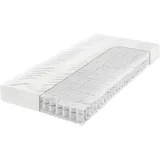 7- Zonen Tonnentaschenfederkernmatratze Komfort Med T weiß