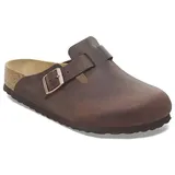 Birkenstock Leder-Clogs "Boston" in Braun - 42