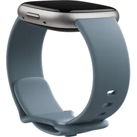 Fitbit Versa 4 aluminium platin/wasserfallblau