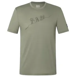 Super.Natural M Hiking Tee tea leaf/black ink (83B) XXL