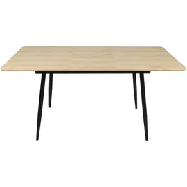 home collective Esstisch Hellbraun, Holzwerkstoff, 120x75x80 cm Esszimmer, Tische, Esstische
