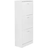 Möbel Boss Schuhkipper 50 x 125 x 24 cm weiß