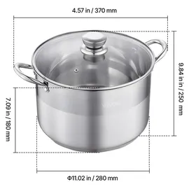 Vevor Kochtopf 11,4 L