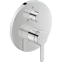 Duravit C.1 UP-Wannen-Einhebelmischer, rd, m Umstellvent., chrom