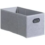 5five simply smart 5five - stoffkorb 15x31cm "mix n modul" hellgrau meliert