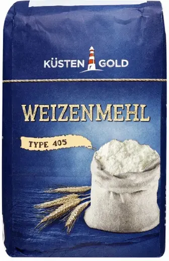 Küstengold Weizenmehl Type 405 1 kg