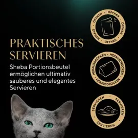 Sheba Kitten in Sauce Feine Vielfalt mit Lachs und Huhn 48 x 85 g