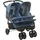 vidaXL Geschwisterwagen marineblau 10244
