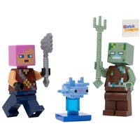LEGO Minecraft: Abenteurer mit Ertrunkenen und Axolotl Combo Pack - 6+