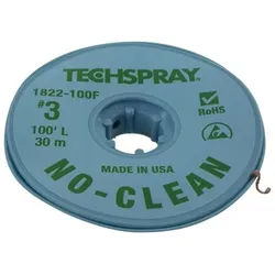 No-Clean Entlötlitze, 1,9mm, 30,5m, grün