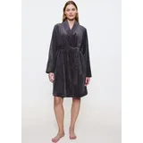 Triumph Fleece Robe in Ink gray), | Gr.: 38