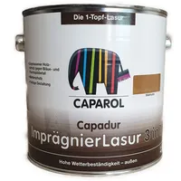 Caparol Capadur ImprägnierLasur 3 in 1 gegen Fäulniss und Bläue Größe 2,5 LTR, Farbe teak