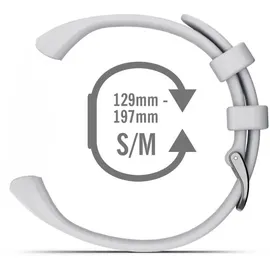 Garmin Swim 2 steinweiss/silber 20 mm