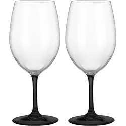 Brunner Set 2 Wineglass Thango B & W