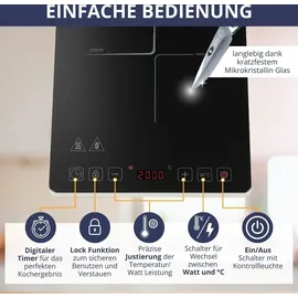 sommertal Induktionskochfeld 1 Platte