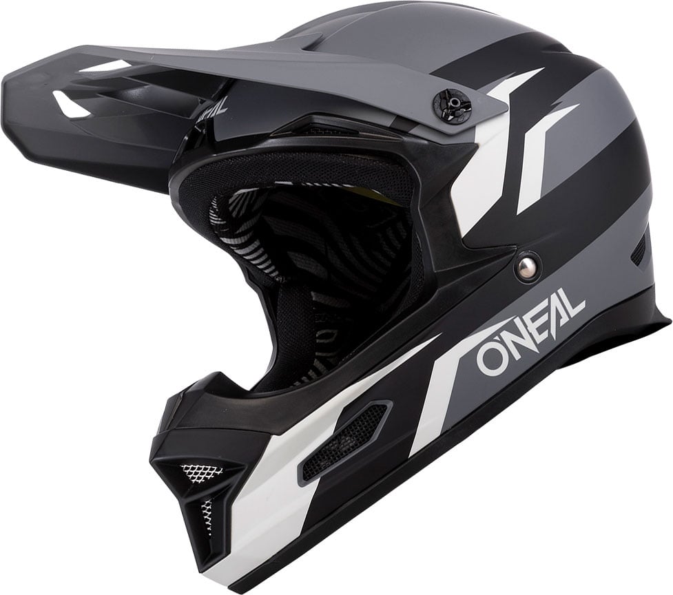 ONeal Fury Stage, casque de vélo - Mat Noir/Gris/Gris Clair - M