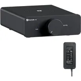 Fosi Audio V3 HiFi Verstärker 600Watt, TPA3255 Mini 2.0CH Klass-D Stereo Verstärker 300W x 2, Amplifier für Leutsprecher, inkl. 48V/5A Stromversorgung