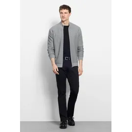 Olymp Sweatjacke OLYMP "OLYMP Casual Strick, Sweatjacke", Herren, Gr. XL, grau, 100% Baumwolle, Sweatjacken Sweatjacke