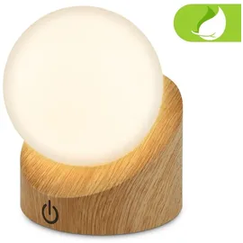 Briloner Mini LED Tischlampe Kabellos IP54 Tischleuchte Akku Aussen/Innen Dimmbar Touch
