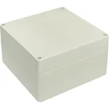 BLANKO Modulgehäuse, Universal-Gehäuse aus ABS-Kunststoff mit Deckel, Mehrzweckghäuse mit Montagepunkten für Leiterplatten, IP 65 Schutzklasse, LxBxH 160x160x90 mm,