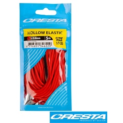 Cresta Hollow Elastic Red 3mm