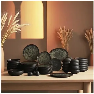 KARACA Earth Collection Galactic Tafelservice 55-tlg. schwarz