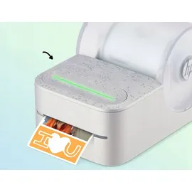 HP Foto- und Etikettendrucker HP Sprocket Panorama PINK - Druckt 2 x 0,5 - 9 auf Zink-Klebepapier - Rosa