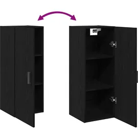 vidaXL Wandschrank Schwarze Eiche 34,5 x 34 x 90 cm Holzwerkstoff