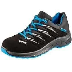 Uvex Halbschuh schwarz/blau uvex 2 trend, S1, EU-Schuhgröße: 43