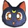 Sailor Moon Luna Kissen 35 x 33 cm Blau