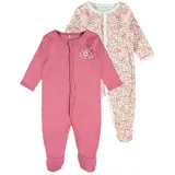 NAME IT W/f Rose Flower Pyjama 2 Einheiten Rose Wine 6 Monate
