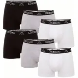 Kappa Boxershorts weiß S 6er Pack