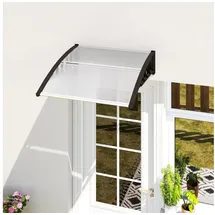 Outsunny Pultvordach 103 x 27 cm schwarz