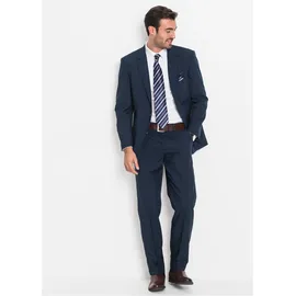 bonprix Anzug in Regular Fit", (2-tlg. Set), blau, Gr.50, Klassischer Anzug mit praktischen Taschen und stillvoller Bequembundhose