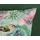 Muller Textil XABINE Blumen/Mandala Grün 135 x 200 cm + 2 x 80 x 80 cm