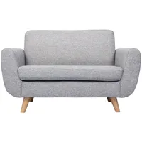 Skandinavisches 2-Sitzer-Sofa grau PURE