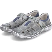 Krisbut Slipper gelocht gefloch. modisch in grau Gr. 41 - 41