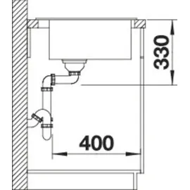 Blanco Naya 6 softweiß + Handbetätigung