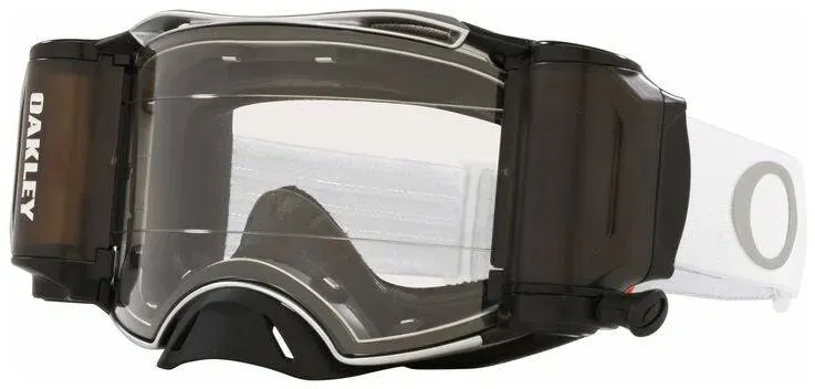 OAKLEY Airbrake MX Brille - Tuff Blocks weiß Race-Ready Roll-Off Clare Linse