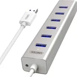 UNITEK USB 3.2 auf USB 3.2 0,5 m Silber
