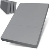 Bestschlaf Gästematratze, 140x195x15 cm, grau