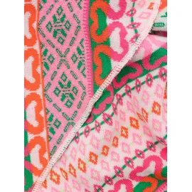 Zwillingsherz Maralda Dreieckstuch Grün/Orange/Pink